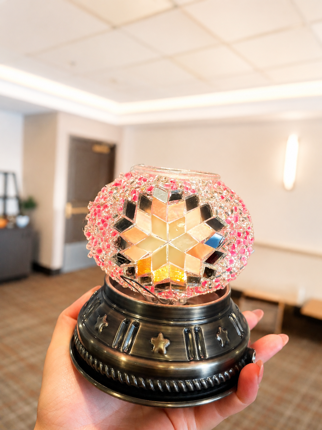 Mosaic lamp design