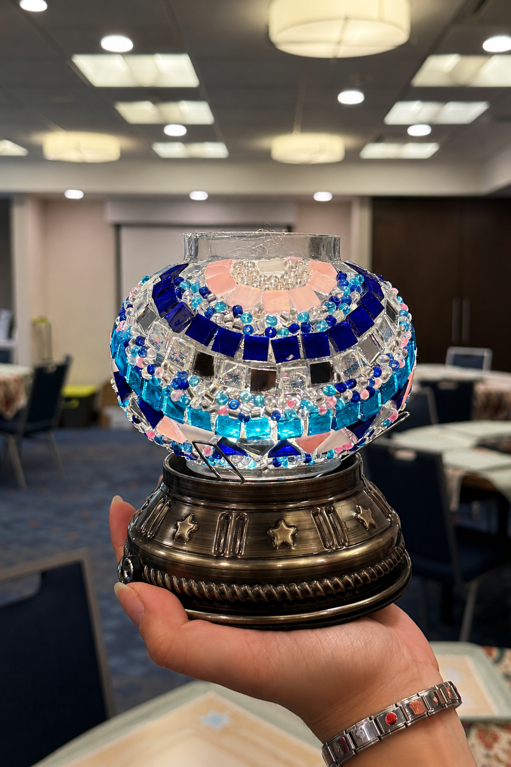Mosaic lamp design