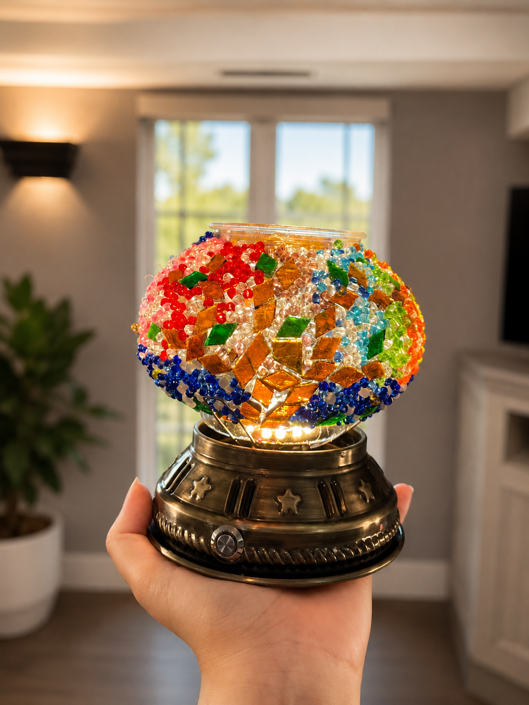 Mosaic lamp design