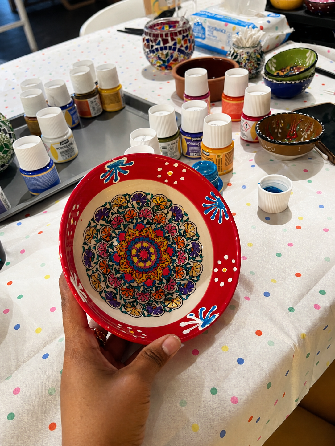 Mosaic lamp design