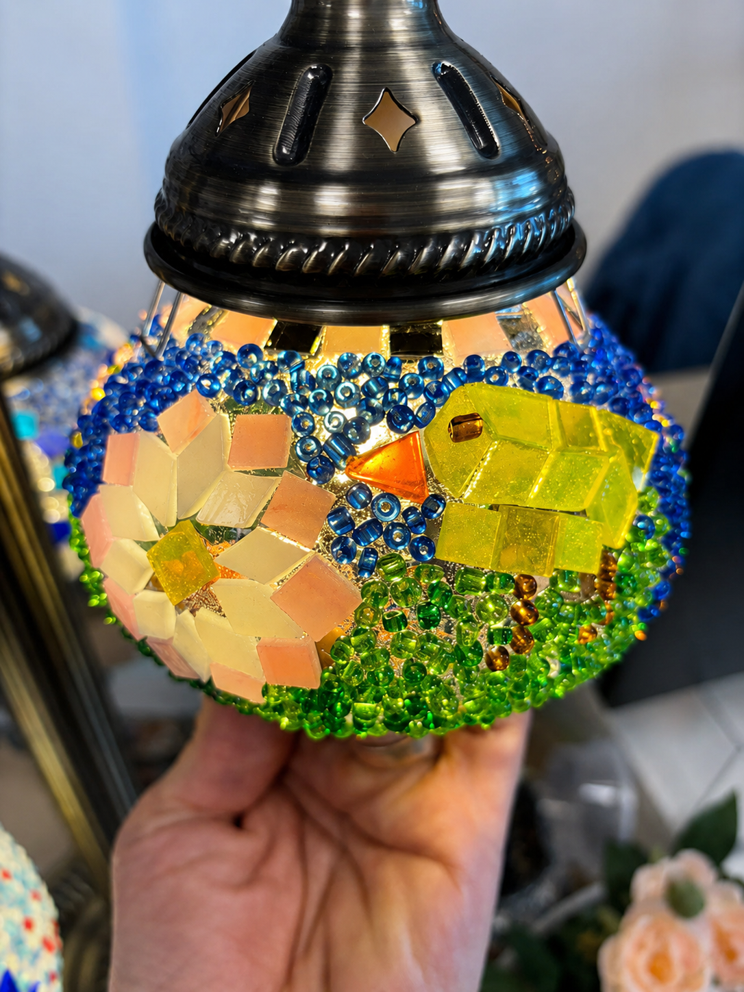 Mosaic lamp design