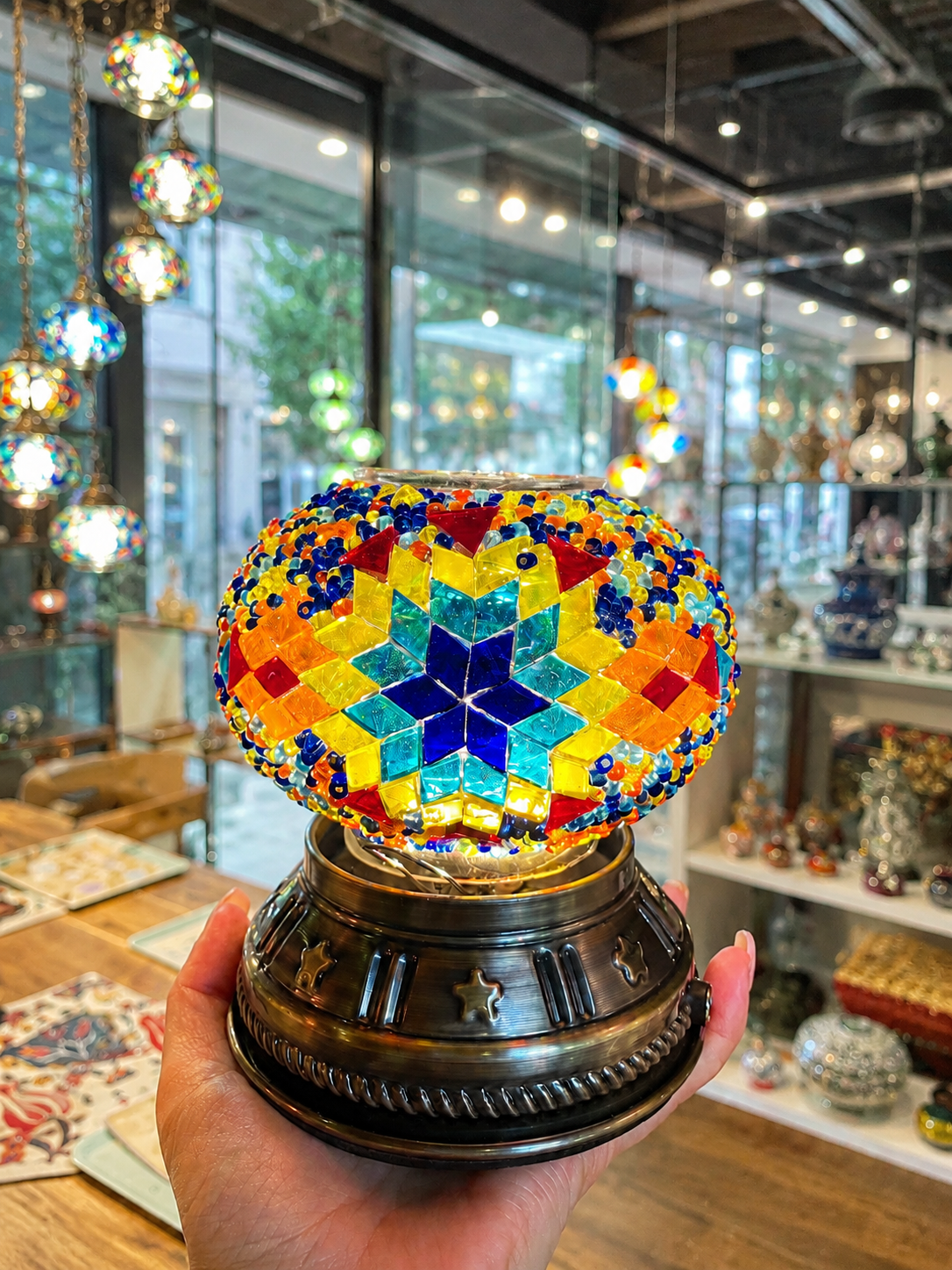 Mosaic lamp design