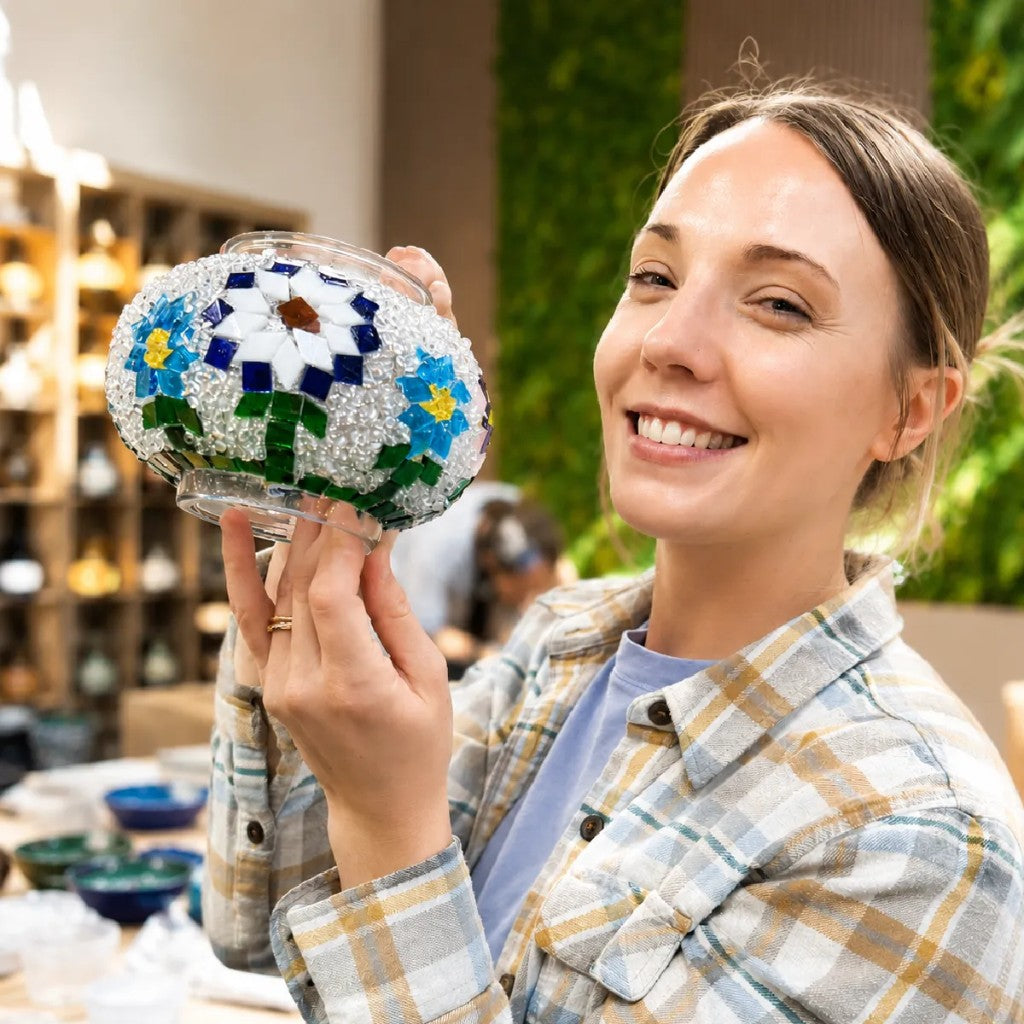 Mosaic lamp workshop