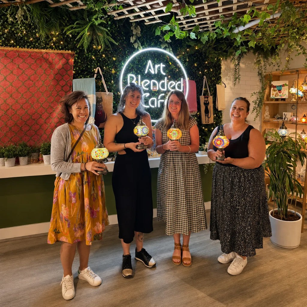Mosaic lamp workshop