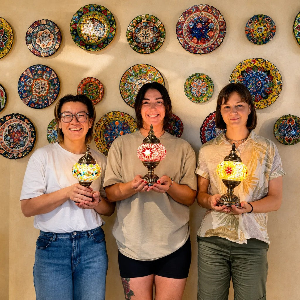 Mosaic lamp workshop